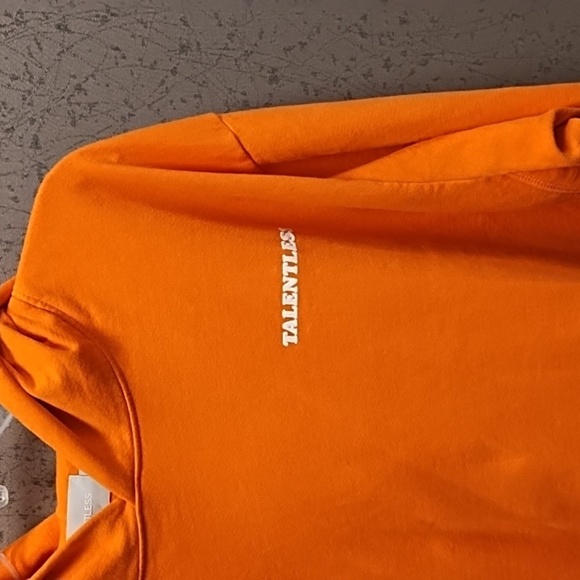 Talentless orange hoodie sweatshirt size XL - Picture 2 of 7